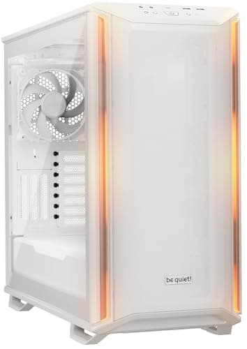 be quiet! Dark Base 701 ATX Mid Tower White Tempered Glass Side Panel image