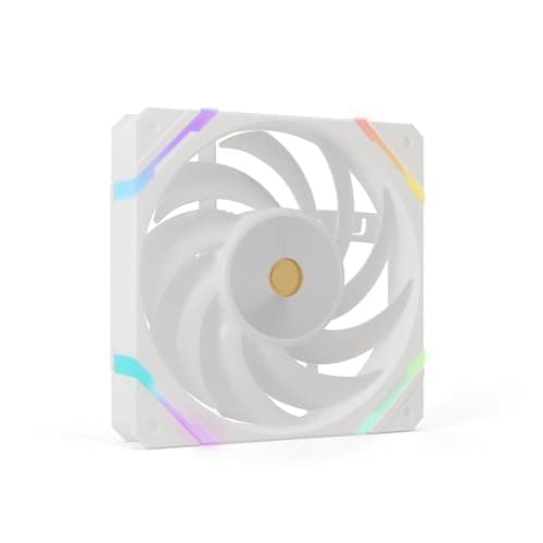 Valkyrie X12F 120mm White PWM Addressable RGB 80 CFM 1-Pack image