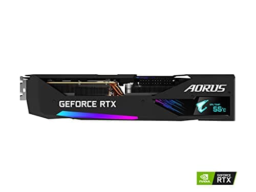 Gigabyte AORUS MASTER GeForce RTX 3070 Ti 8GB GDDR6X Black image