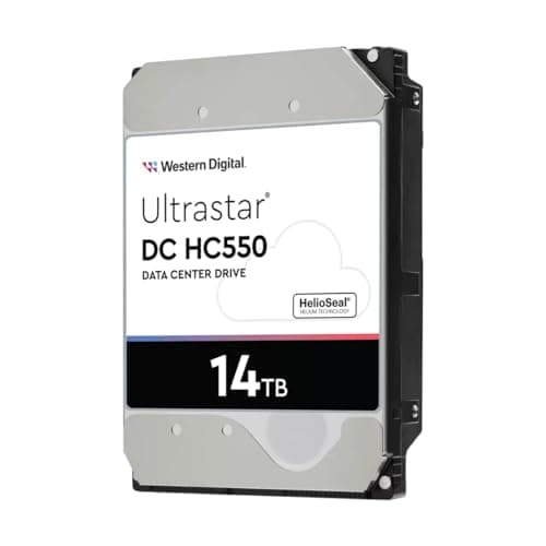 Western Digital Ultrastar DC HC550 14TB Internal HDD 7200RPM 3.5" SATA 6.0 Gb/s image