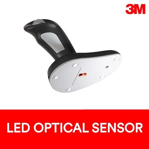 3M Wireless Ergonomic Optical Mouse, Patented Vertical Grip Design Keeps Your Hand and Wrist at a Neutral Angle for Comfort, USB Plug and Play, Soft-Touch Surface, Small Size, Black (EM550GPS) image