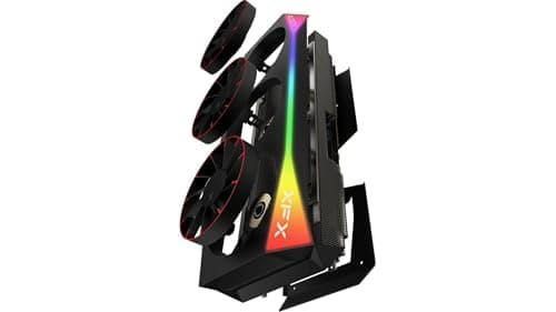XFX Radeon RX 9070 XT Mercury OC Magnetic Air RGB V2 16GB GDDR6 Black image