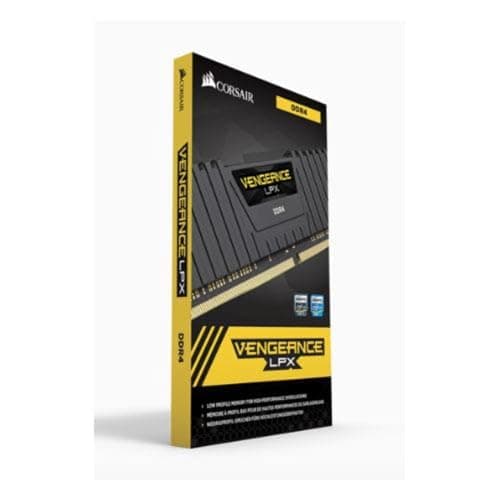 Corsair Vengeance LPX Black / Yellow DDR4-2400 CL16 8GB (2x4GB) image