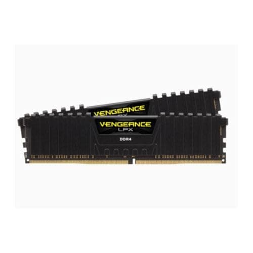Corsair Vengeance LPX Black / Yellow DDR4-2400 CL16 16GB (2x8GB) image
