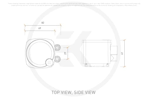 EK EK-Nucleus Water 360mm CR360 AIO Lux D-RGB 72 CFM Black image