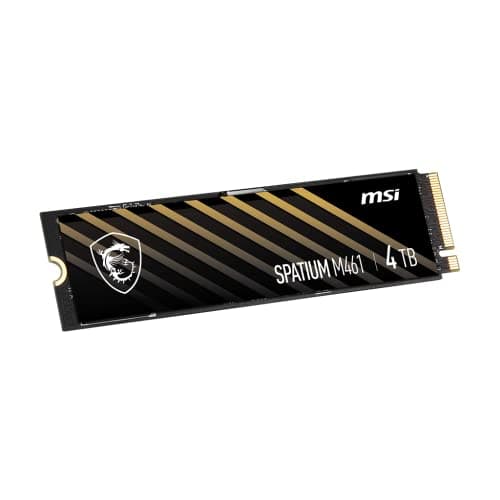 MSI SPATIUM M461 4TB SSD M.2-2280 PCIe 4.0 x4 NVMe image