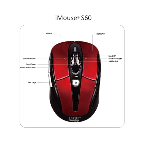 Adesso iMouse S60R Wireless Optical Mouse image