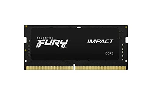 Kingston FURY Impact Black DDR5-4800 SODIMM CL38 32GB (2x16GB) image