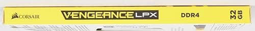 Corsair Vengeance LPX Black / Yellow DDR4-4000 CL18 32GB (2x16GB) image