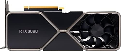 NVIDIA Founders Edition GeForce RTX 3080 10GB GDDR6X Black main image
