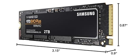Samsung 970 Evo Plus 2TB SSD M.2-2280 PCIe 3.0 x4 NVMe image