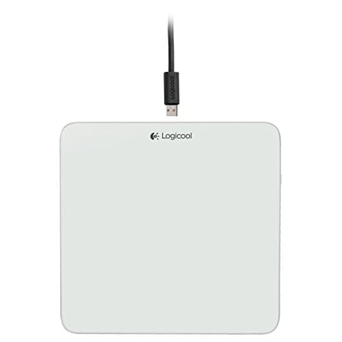 Logitech Rechargeable Silver Bluetooth Wireless Trackpad for Mac image