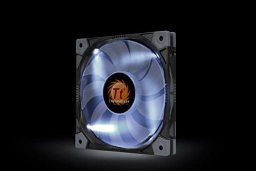 Thermaltake Luna Slim 120mm Black/White White LED image