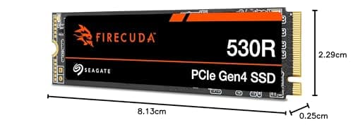 Seagate FireCuda 530R 2TB SSD M.2 PCIe 4.0 NVMe image