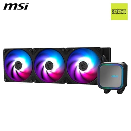 MSI MAG CORELIQUID A13 Water 360mm 62.6 CFM Black image
