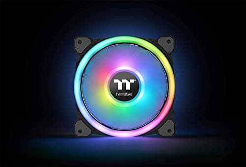 Thermaltake Riing Trio 14 RGB TT Premium Edition 140mm RGB PWM 60.68 CFM Black 3-Pack image