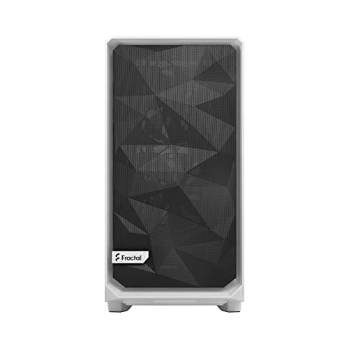 Fractal Design Meshify 2 Lite ATX Mid Tower White / Black with Tempered Glass Side Panel and USB 3.2 Gen 1 Type-A Front Panel image