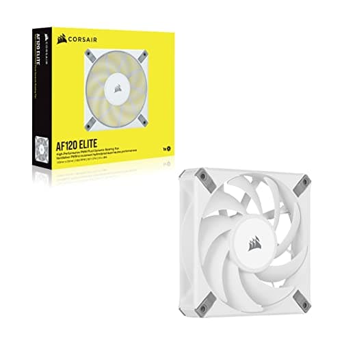 Corsair AF120 ELITE 120mm White / Gray PWM 59.1 CFM image