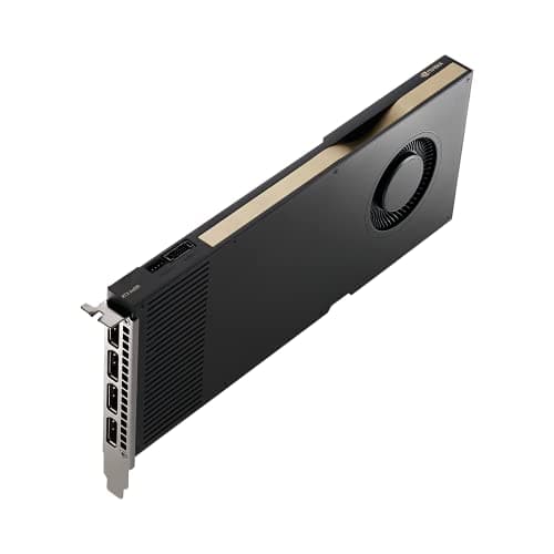 PNY RTX A4000 RTX A-Series RTX A4000 Black / Gold 16GB GDDR6 image