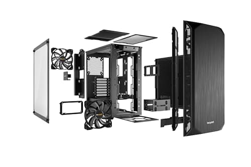 be quiet! Pure Base 500 ATX Mid Tower Black with Tempered Glass Side Panel and USB 3.2 Gen 1 Type-A image
