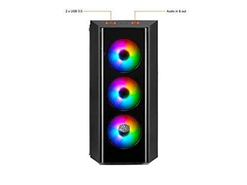 Cooler Master MasterBox Pro 5 RGB ATX Mid-Tower w/ Front DarkMirror Panel, Tempered Glass Side Panel & 3 x 120mm RGB Fans w/1 to 3 Splitter Cable image