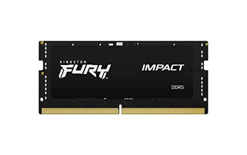 Kingston FURY Impact Black DDR5 SODIMM-6000 CL38 16GB (1x16GB) image