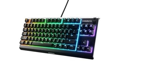 SteelSeries Apex 3 RGB TKL Wired Gaming Keyboard-Black image