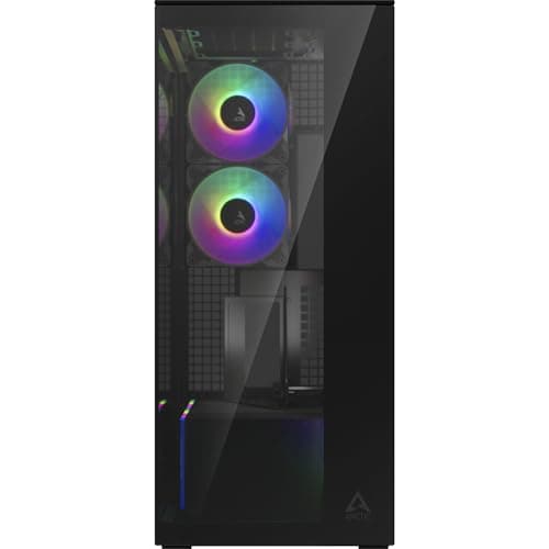 ARCTIC Xtender VG Mirror ATX Mid Tower Black Tempered Glass and USB 3.2 Gen 2 Type-C USB 3.2 Gen 1 Type-A image