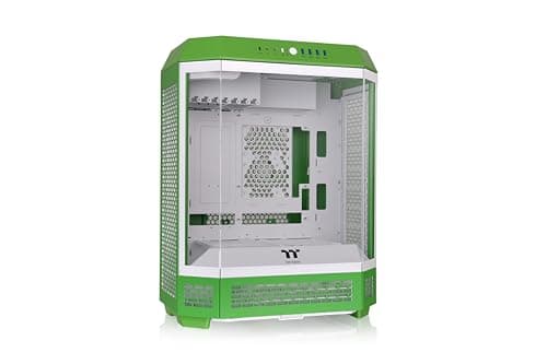 Thermaltake The Tower 600 ATX Mid Tower Green / White with Tempered Glass Side Panel and USB 3.2 Gen 2 Type-C / USB 3.2 Gen 1 Type-A image