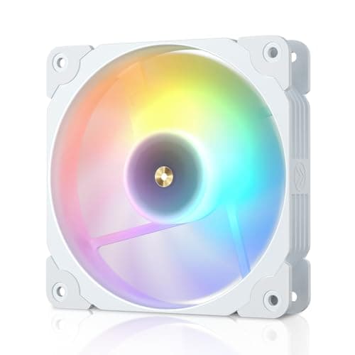 Vetroo SA-120 120mm White Addressable RGB PWM 58.18 CFM 1-Pack main image