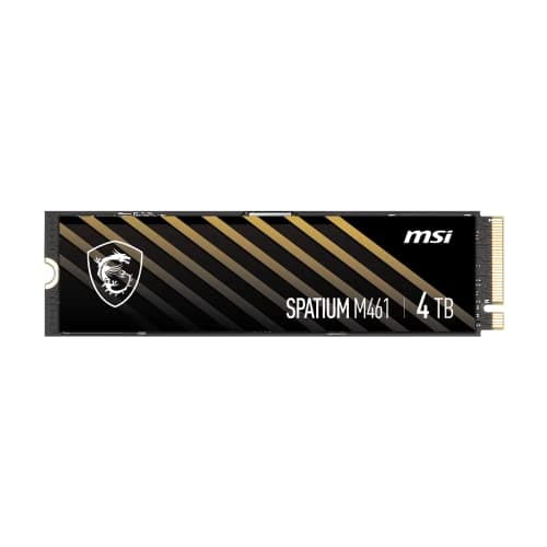 MSI SPATIUM M461 4TB SSD M.2-2280 PCIe 4.0 x4 NVMe image