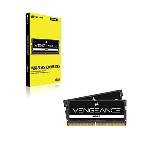 Corsair Vengeance Black / White SODIMM DDR5-4800 CL40 16GB (2x8GB) image