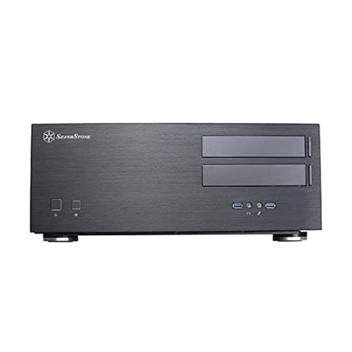 Silverstone GD08B HTPC Black USB 3.2 Gen 1 Type-A image