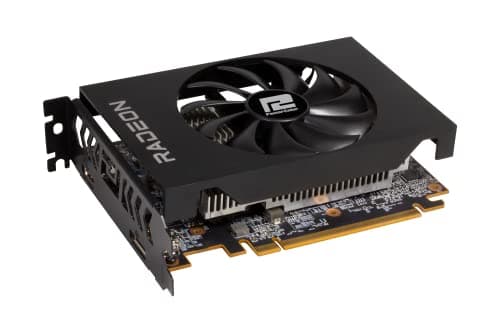 PowerColor Radeon RX 6400 4GB GDDR6 PCI Express 4.0 ITX Video Card AXRX 6400 4GBD6-DH image
