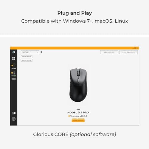 Glorious Model D 2 PRO Wireless/Wired Optical Gaming Mouse image