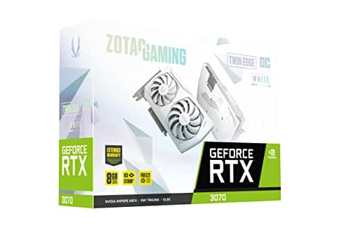 ZOTAC GAMING GeForce RTX 3070 Twin Edge OC White Edition LHR image