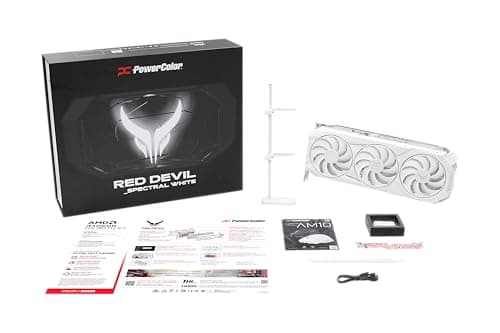 PowerColor Radeon RX 9070 XT Red Devil E/OC 16GB GDDR6 White image