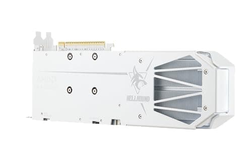 PowerColor Hellhound Spectral White AMD Radeon RX 9060 XT 16GB GDDR6 image