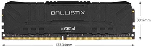 Crucial Ballistix Gaming 16GB (2 x 8GB) DDR4-2666 PC4-21300 CL16 Dual Channel Desktop Memory Kit BL2K8G26C16U4B image