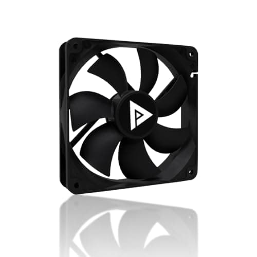 Apevia CF12S-BK 120mm Black 57.67 CFM 1-Pack image