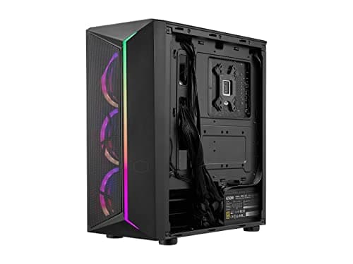 Cooler Master CMP 510 ATX Mid Tower Black Tempered Glass Side Panel image