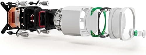 EK EK-Nucleus Water 240mm Lux D-RGB 72 CFM White image