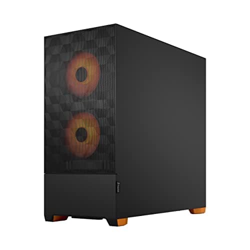 Fractal Design Pop Air ATX Mid Tower Orange / Black Tempered Glass Side Panel image