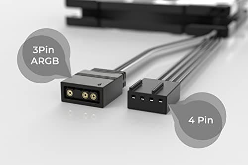 ID-COOLING TF-9215 92mm Black / White ARGB PWM 44.3 CFM 1-Pack image