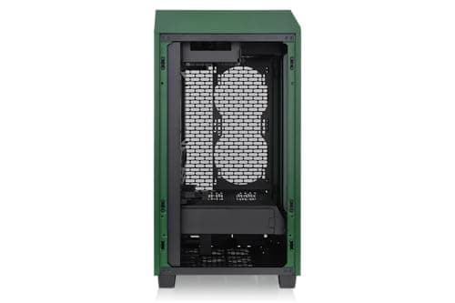Thermaltake The Tower 200 Mini-ITX Tower Green Tempered Glass Side Panel image
