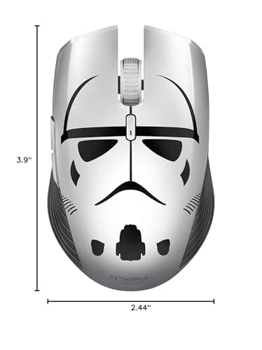 Razer Atheris Ambidextrous Wireless Mouse: 7200 DPI Optical Sensor - 350 Hr Battery Life - USB Wireless Receiver & Bluetooth Connection - Stormtrooper Limited Edition image