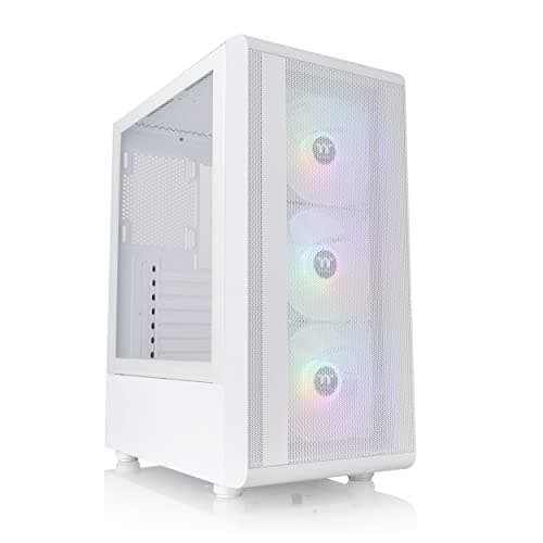 Thermaltake S200 ATX Mid Tower White Tempered Glass Side Panel ARGB main image