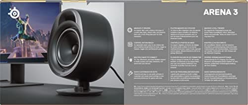 SteelSeries Arena 3 UK 2.0 Channel Black Speaker System image