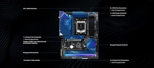ASRock X870 Phantom Gaming Riptide WiFi AM5 DDR5 ATX image