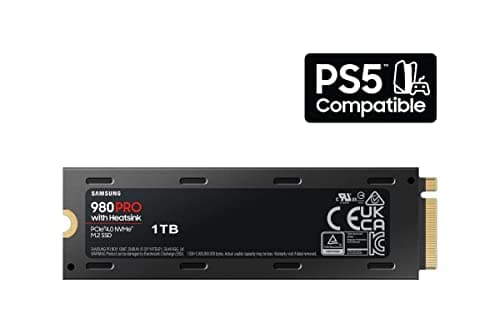 Samsung 980 Pro w/Heatsink 1TB SSD M.2-2280 PCIe 4.0 X4 NVMe image